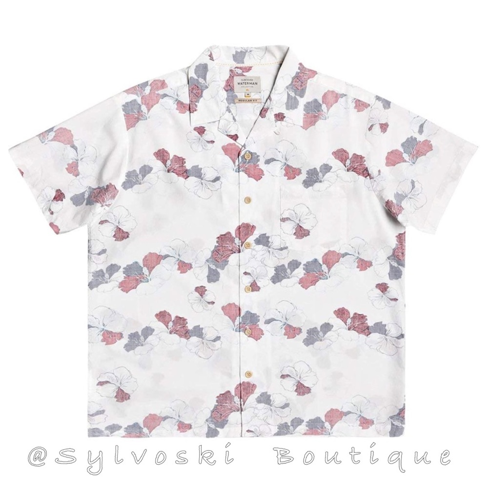 🌴 Quiksilver Men's Lei Around Woven NWT - Picture 6 of 7